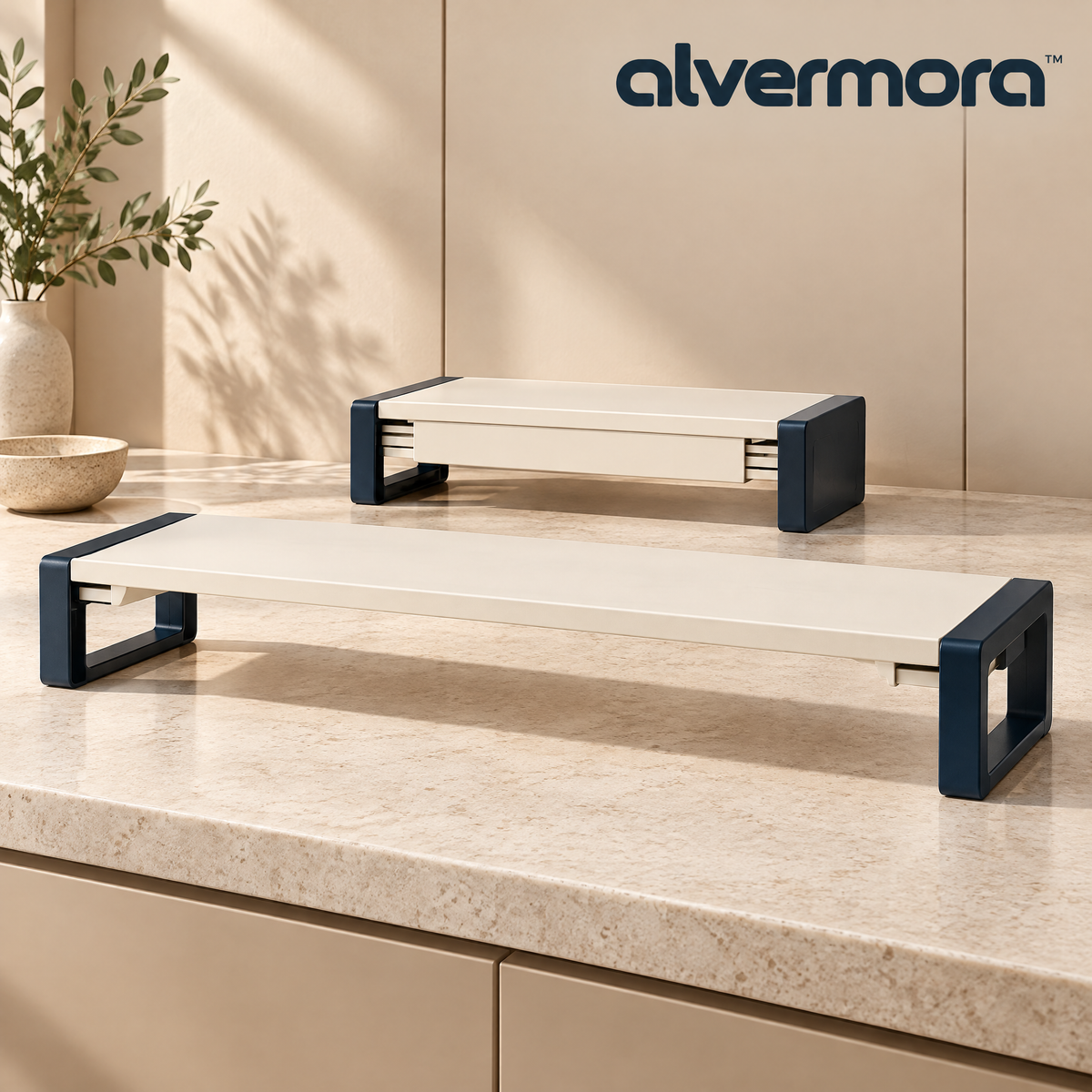 Alvermora™ Expandable Countertop Organizer Riser