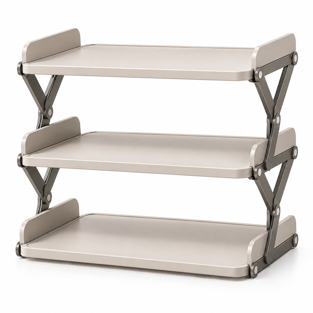 Alvermora™ Foldable 3-Tier Countertop Storage Rack