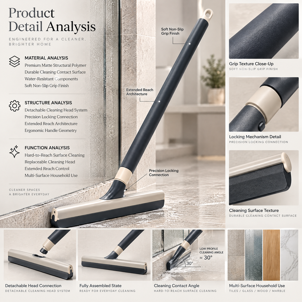 Alvermora™ Multipurpose Squeegee Cleaning Tool