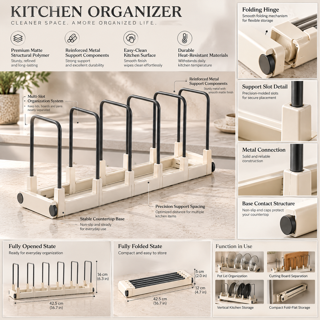 Alvermora™ Adjustable Cabinet Divider Rack