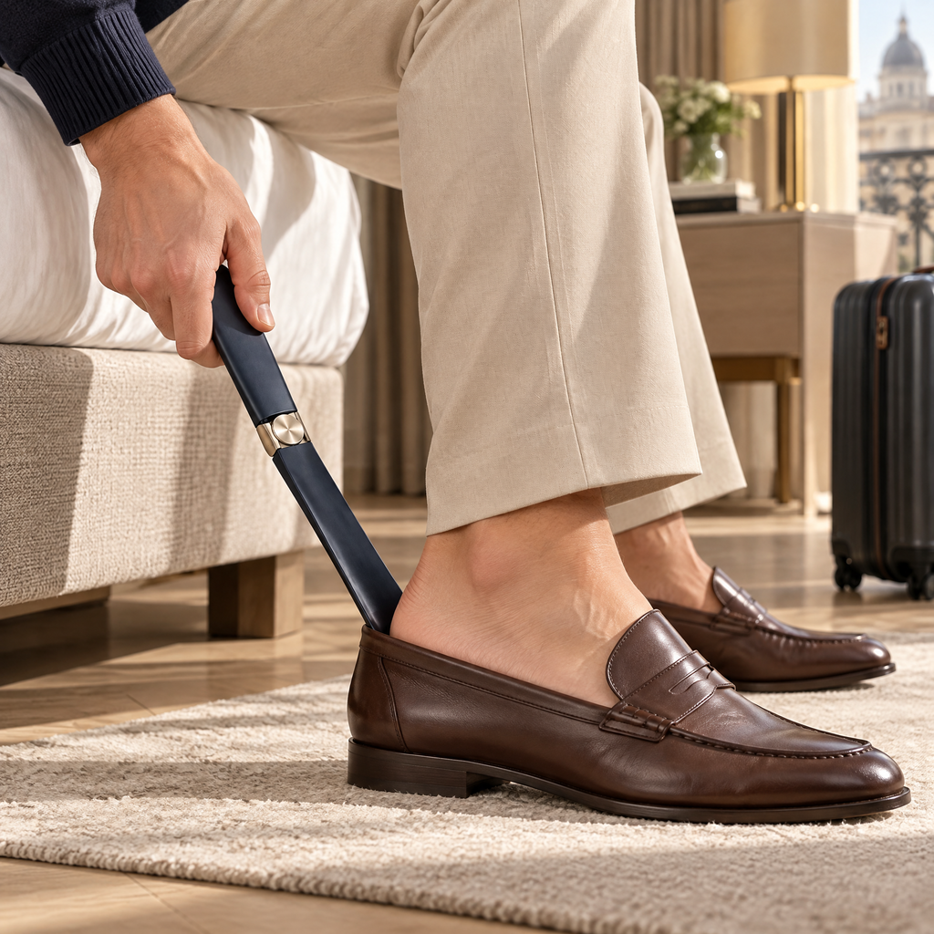 Alvermora™ Folding Long-Handle Shoe Horn