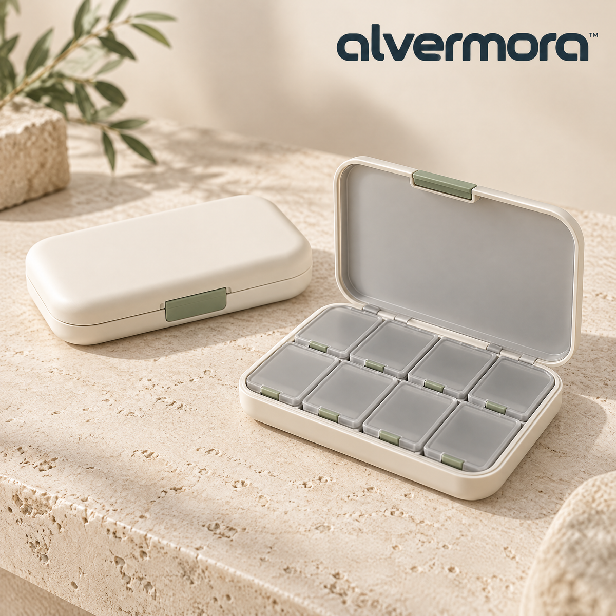 Alvermora™ Multi-Compartment Travel Organizer Case