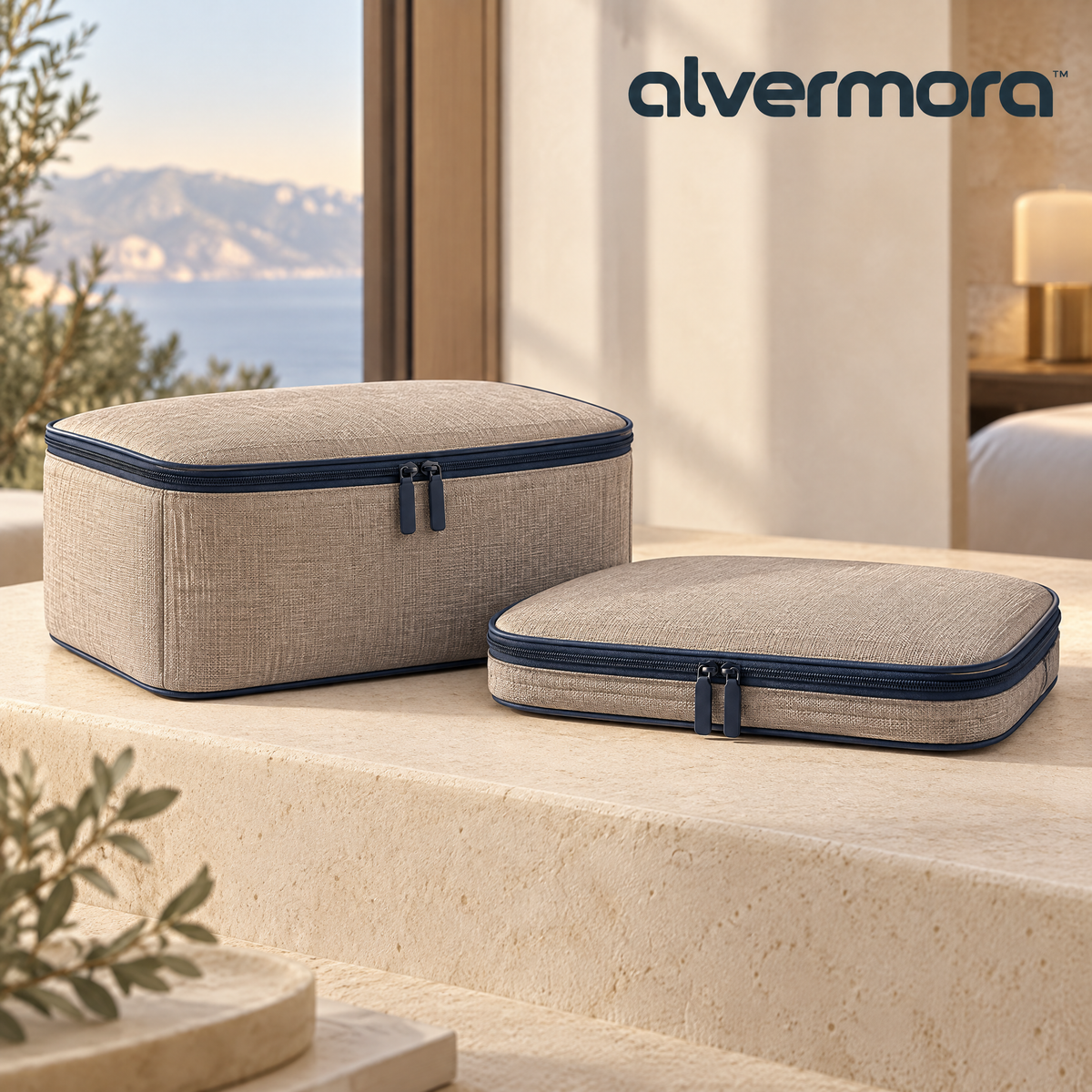 Alvermora™ Compression Travel Packing Cube Set